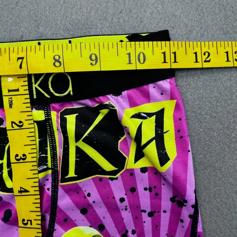 Ethika Alien UFO‎ Cow Boxer Briefs Mens Small Pink Neon Yellow Staple Underwear